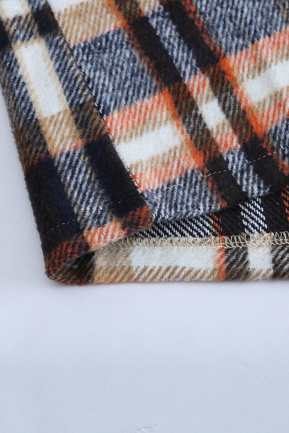 Geometric Plaid Print Pocketed Shacket - Premium Outerwear from Momma Done Gone Crafty- Just $38.70! Shop now at Momma Done Gone Crafty