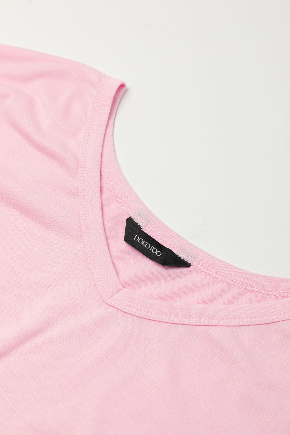 Pink V Neck Hidden Pocket Splits Maxi T-shirt Dress - Premium Dresses/T Shirt Dresses from Ashes 2 Wildflowers Boutique, LLC- Just $20.31! Shop now at Ashes 2 Wildflowers Boutique, LLC