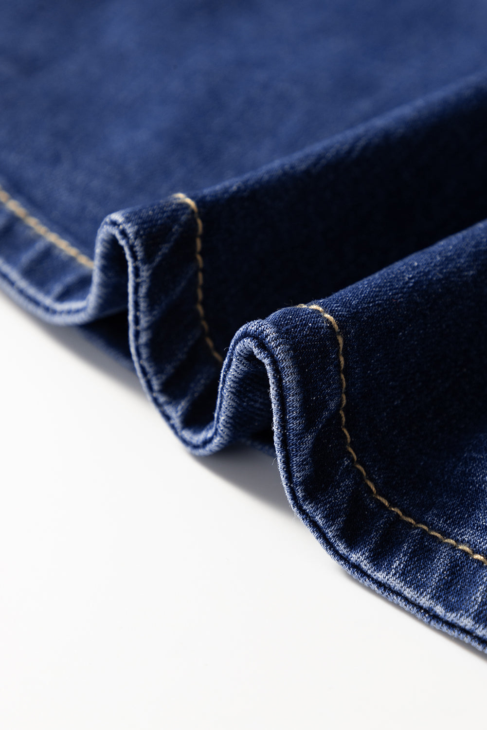 Bluing Asymmetric Wrapped Buttoned High Waist Denim Shorts - Premium Bottoms/Denim Shorts from Ashes 2 Wildflowers Boutique, LLC- Just $38.99! Shop now at Ashes 2 Wildflowers Boutique, LLC