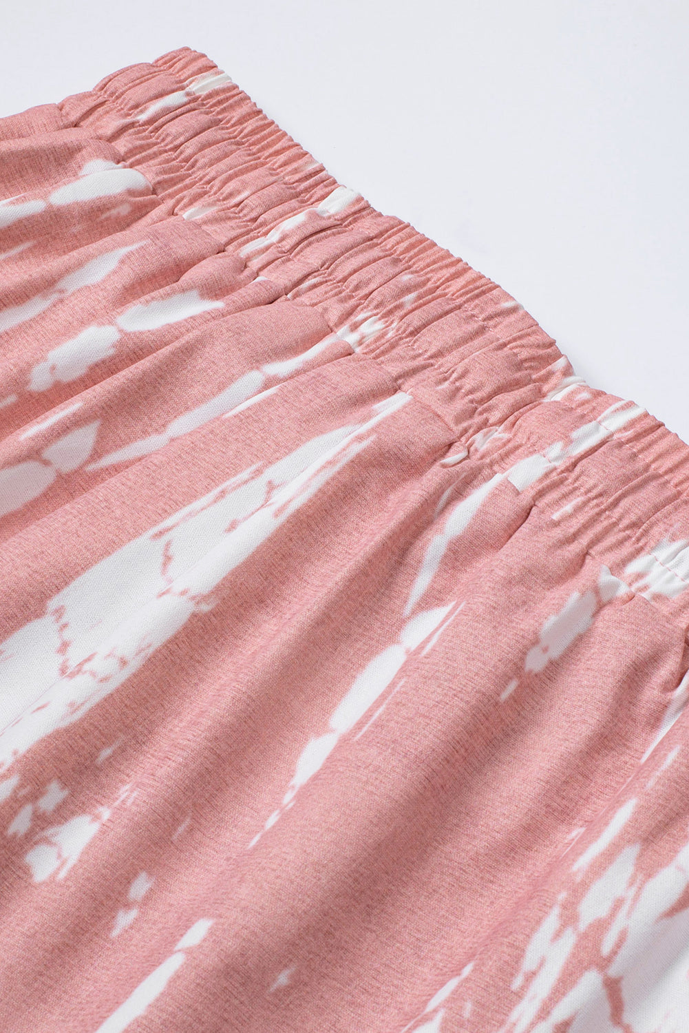 Pink Tie Dye Drawstring Casual Shorts - Premium Bottoms from Momma Done Gone Crafty- Just $44.10! Shop now at Momma Done Gone Crafty