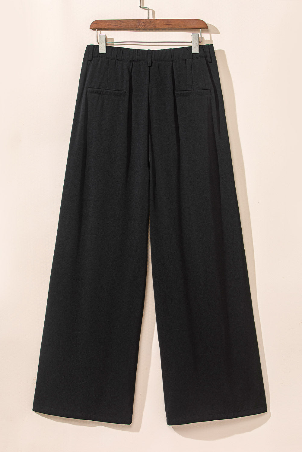 Black Pleated Elegant Wide Leg Pants - Premium Bottoms/Pants & Culotte from Momma Done Gone Crafty- Just $36.15! Shop now at Momma Done Gone Crafty