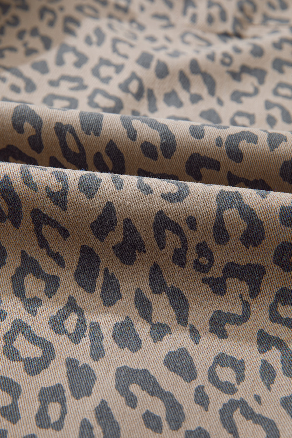 Khaki Leopard Printed Drawstring Waist Pocketed Wide Leg Jeans - Premium Bottoms/Jeans from Ashes 2 Wildflowers Boutique, LLC- Just $45.99! Shop now at Ashes 2 Wildflowers Boutique, LLC
