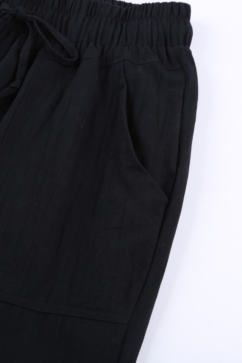 Black Causal Pockets Pants - Premium Bottoms from Momma Done Gone Crafty- Just $32.99! Shop now at Momma Done Gone Crafty