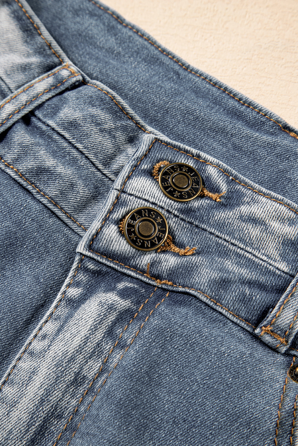 Dusk Blue Vintage Light Wash Ripped Raw Edge Flare Jeans - Premium Bottoms/Jeans from Ashes 2 Wildflowers Boutique, LLC- Just $39.54! Shop now at Ashes 2 Wildflowers Boutique, LLC