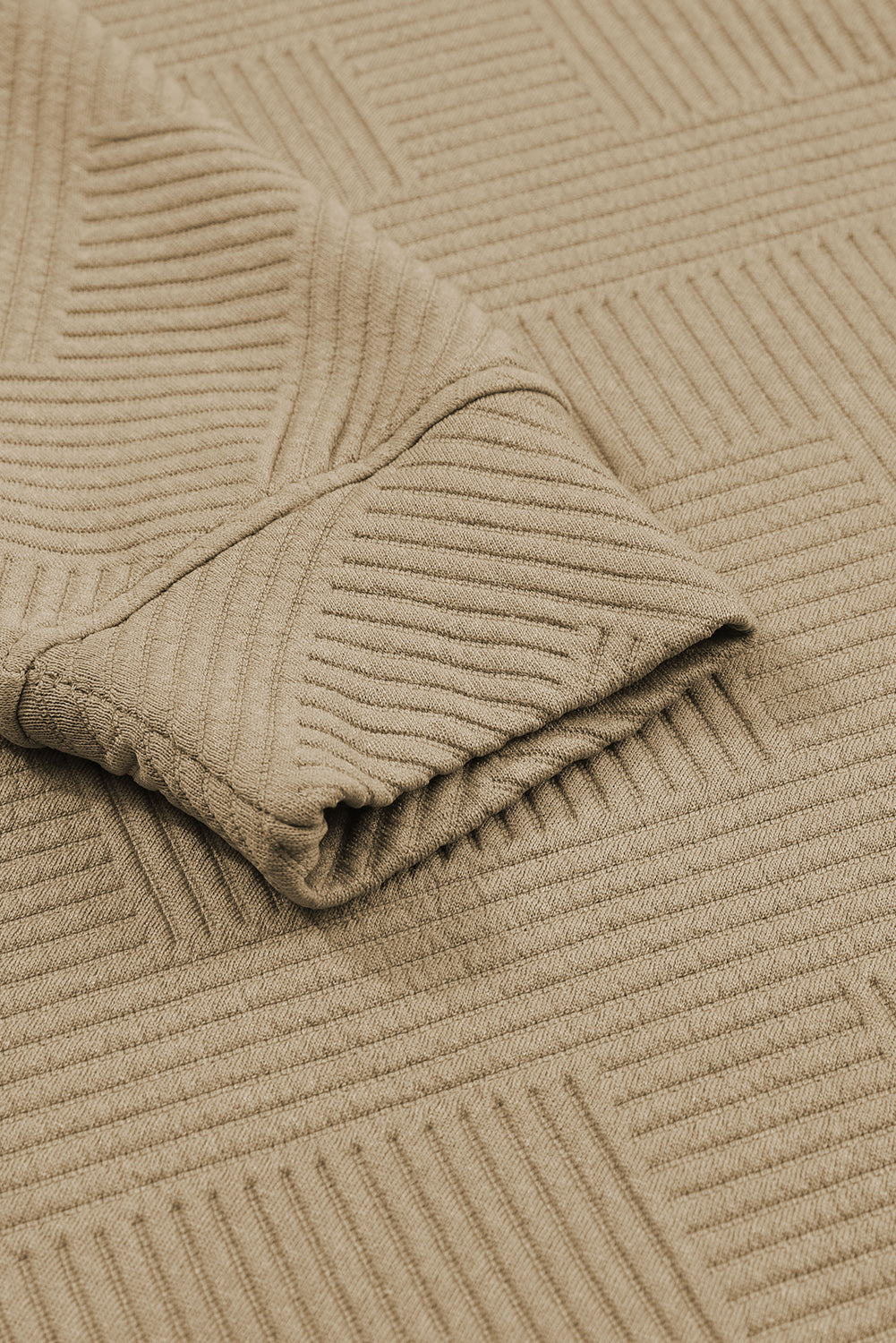 Khaki Ultra Loose Textured 2pcs Slouchy Outfit - Premium Loungewear from Momma Done Gone Crafty- Just $62.99! Shop now at Momma Done Gone Crafty