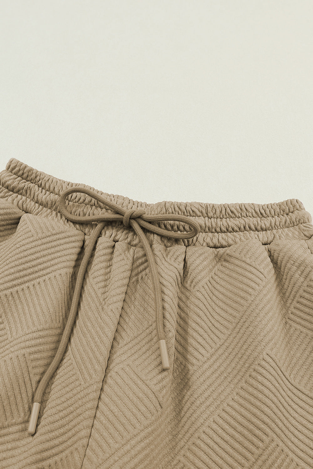 Khaki Ultra Loose Textured 2pcs Slouchy Outfit - Premium Loungewear from Momma Done Gone Crafty- Just $62.99! Shop now at Momma Done Gone Crafty