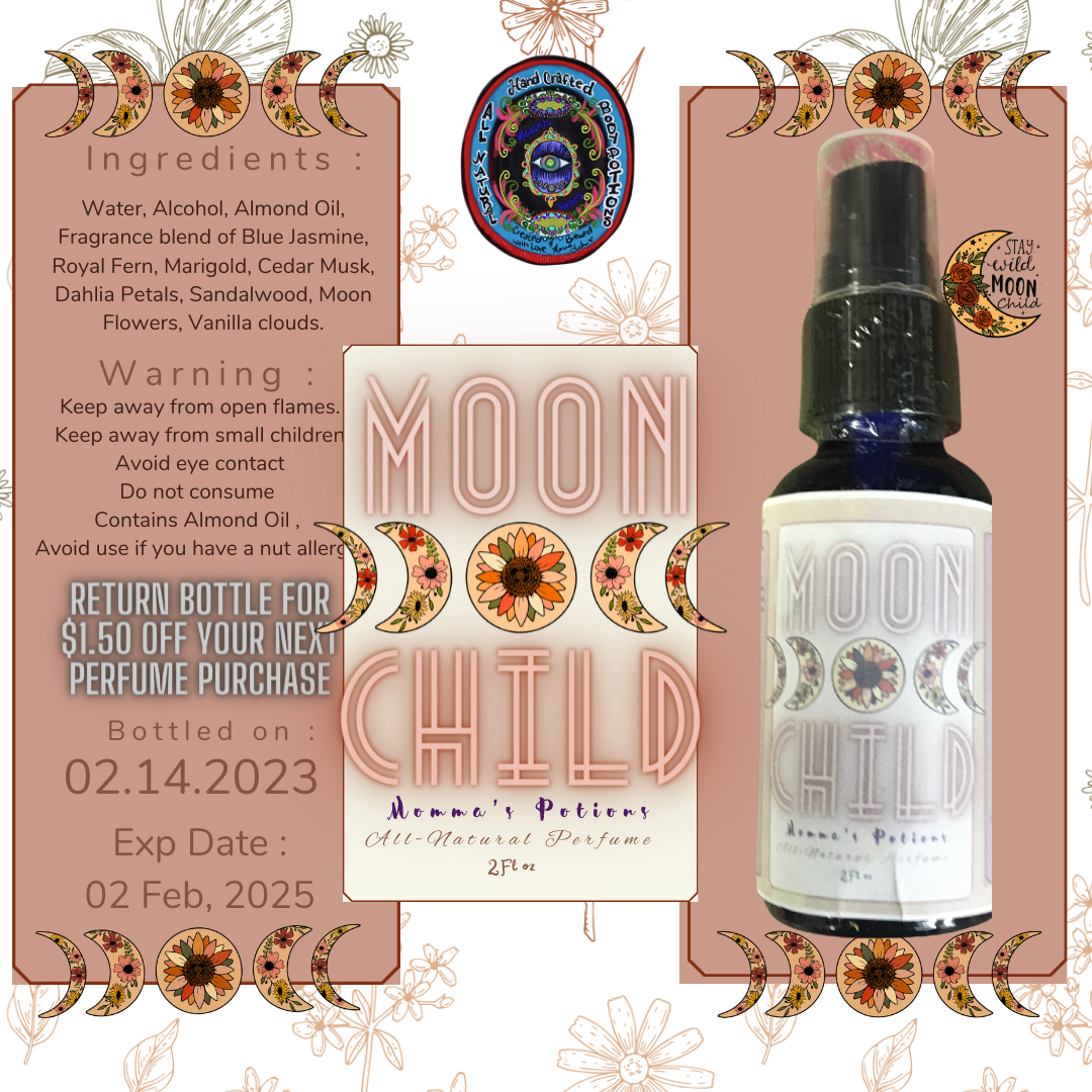 Moon Child Perfume - Premium from Momma Done Gone Crafty- Just $18.00! Shop now at Momma Done Gone Crafty
