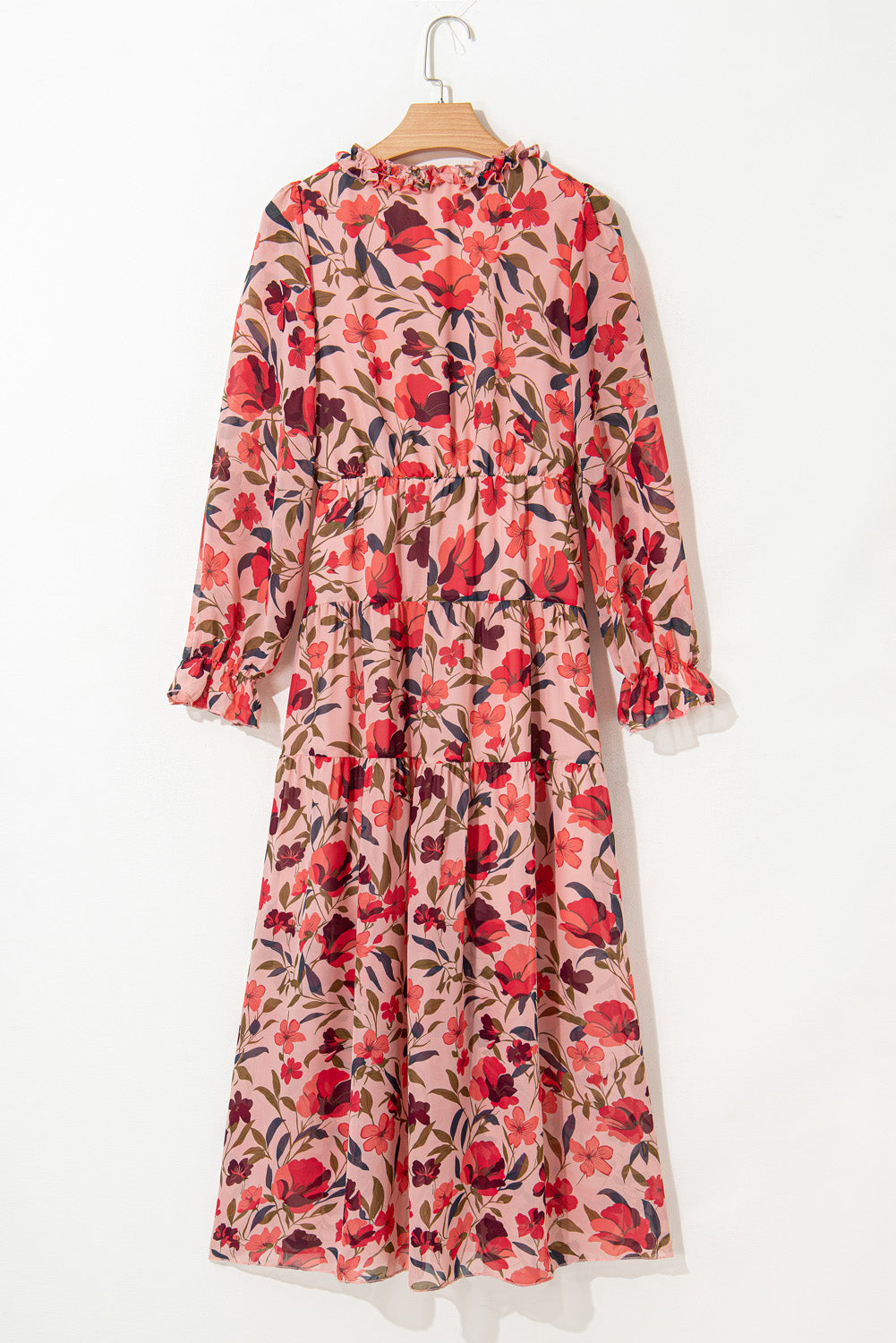 Wild Lotus Ruffle Tiered Maxi Dress - Premium Dresses from Momma Done Gone Crafty- Just $38.70! Shop now at Momma Done Gone Crafty