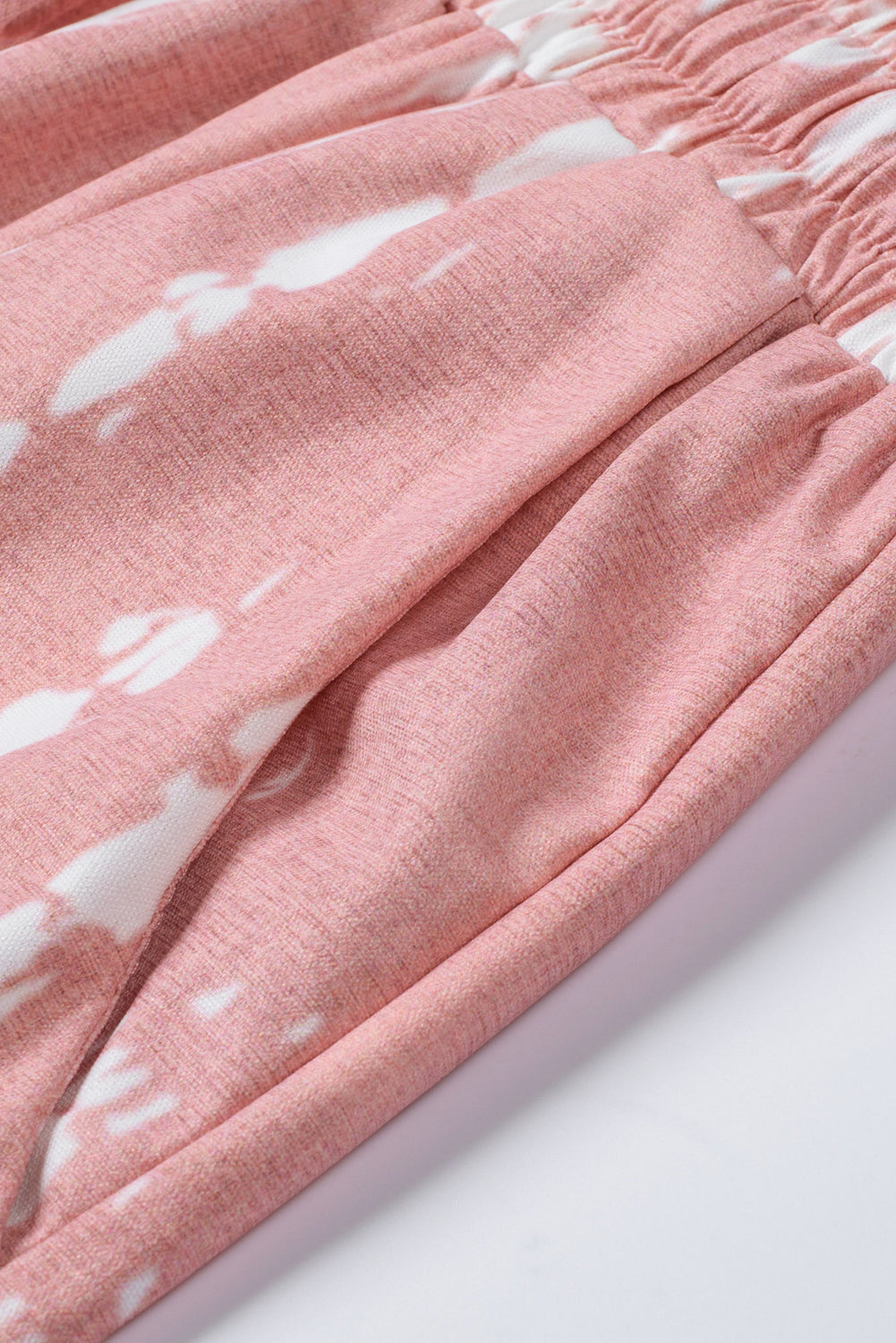 Pink Tie Dye Drawstring Casual Shorts - Premium Bottoms from Momma Done Gone Crafty- Just $44.10! Shop now at Momma Done Gone Crafty