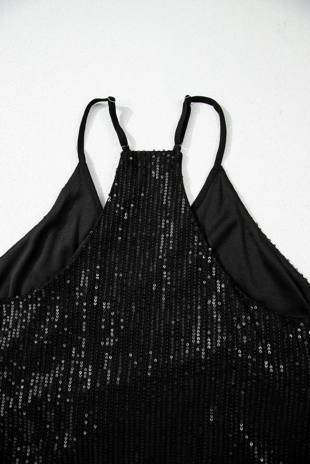 Black Sequin Racerback Tank - Premium Tops from Momma Done Gone Crafty- Just $49.20! Shop now at Momma Done Gone Crafty