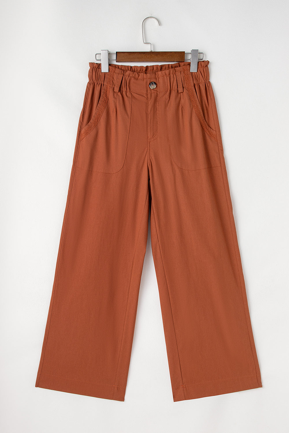 Red Dahlia Elastic Waist Pocketed Casual Straight Leg Pants - Premium Bottoms/Pants & Culotte from Momma Done Gone Crafty- Just $52.99! Shop now at Momma Done Gone Crafty