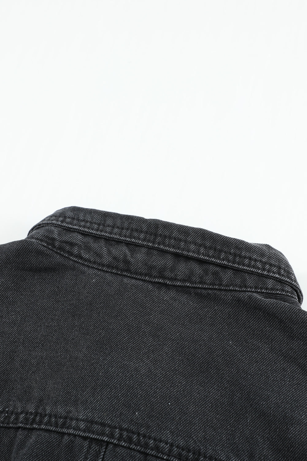 Black Ripped Denim Jacket - Premium Outerwear from Momma Done Gone Crafty- Just $56.99! Shop now at Momma Done Gone Crafty