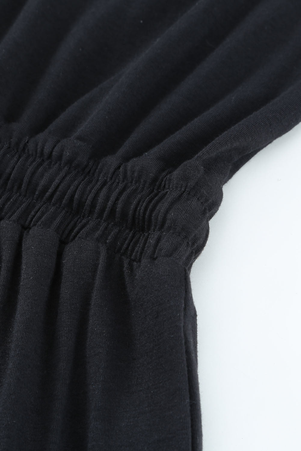 Black Drawstring Waist Spaghetti Straps Jumpsuit - Premium Bottoms from Momma Done Gone Crafty- Just $58.20! Shop now at Momma Done Gone Crafty