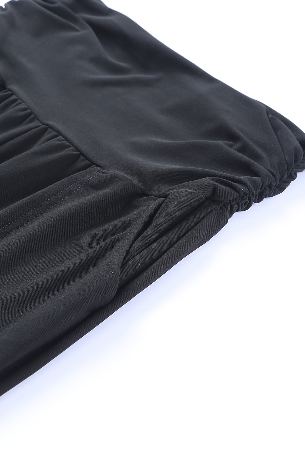 Black High Waist Pleated Pocket Leggings - Premium Bottoms from Momma Done Gone Crafty- Just $30.60! Shop now at Momma Done Gone Crafty