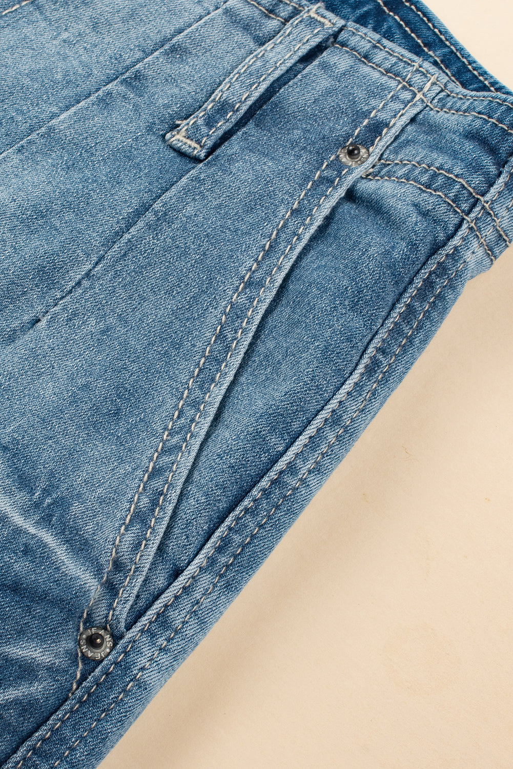 Dusk Blue Multi Buttons Medium Wash Straight Loose Leg Jeans - Premium Bottoms/Jeans from Ashes 2 Wildflowers Boutique, LLC- Just $54.99! Shop now at Ashes 2 Wildflowers Boutique, LLC