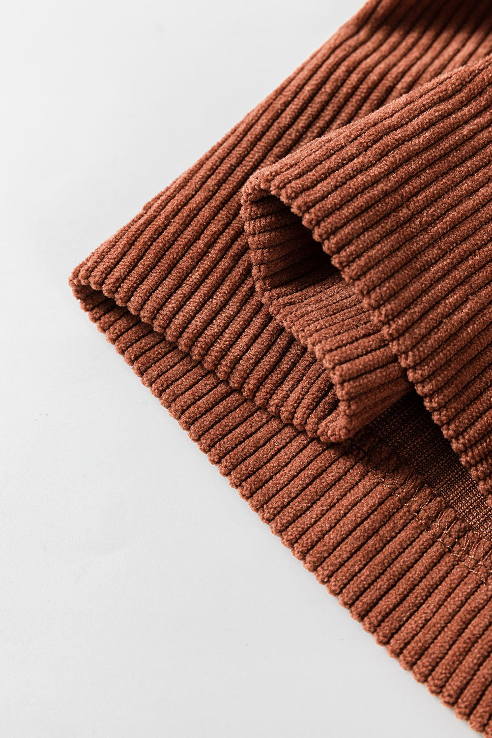 Brown High Waist Square Pockets Corduroy Pants - Premium Bottoms/Pants & Culotte from Momma Done Gone Crafty- Just $38.99! Shop now at Momma Done Gone Crafty