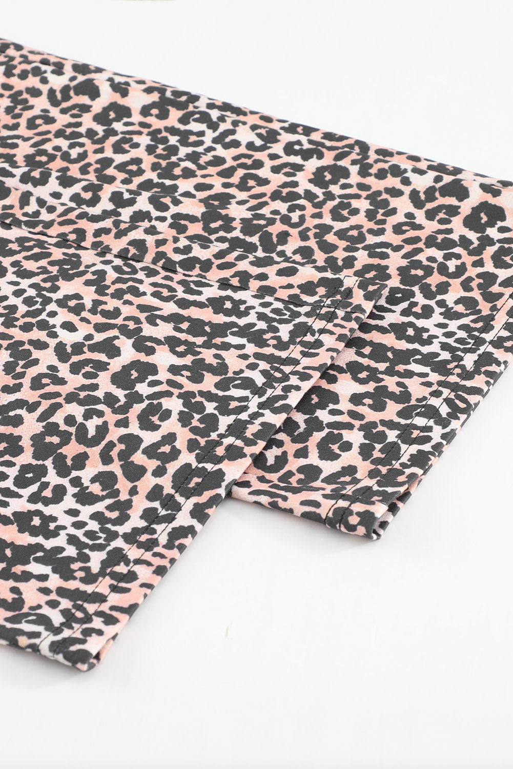 Long Sleeve Top and Leopard Print Pants Lounge Set - Premium Loungewear from Momma Done Gone Crafty- Just $24.00! Shop now at Momma Done Gone Crafty