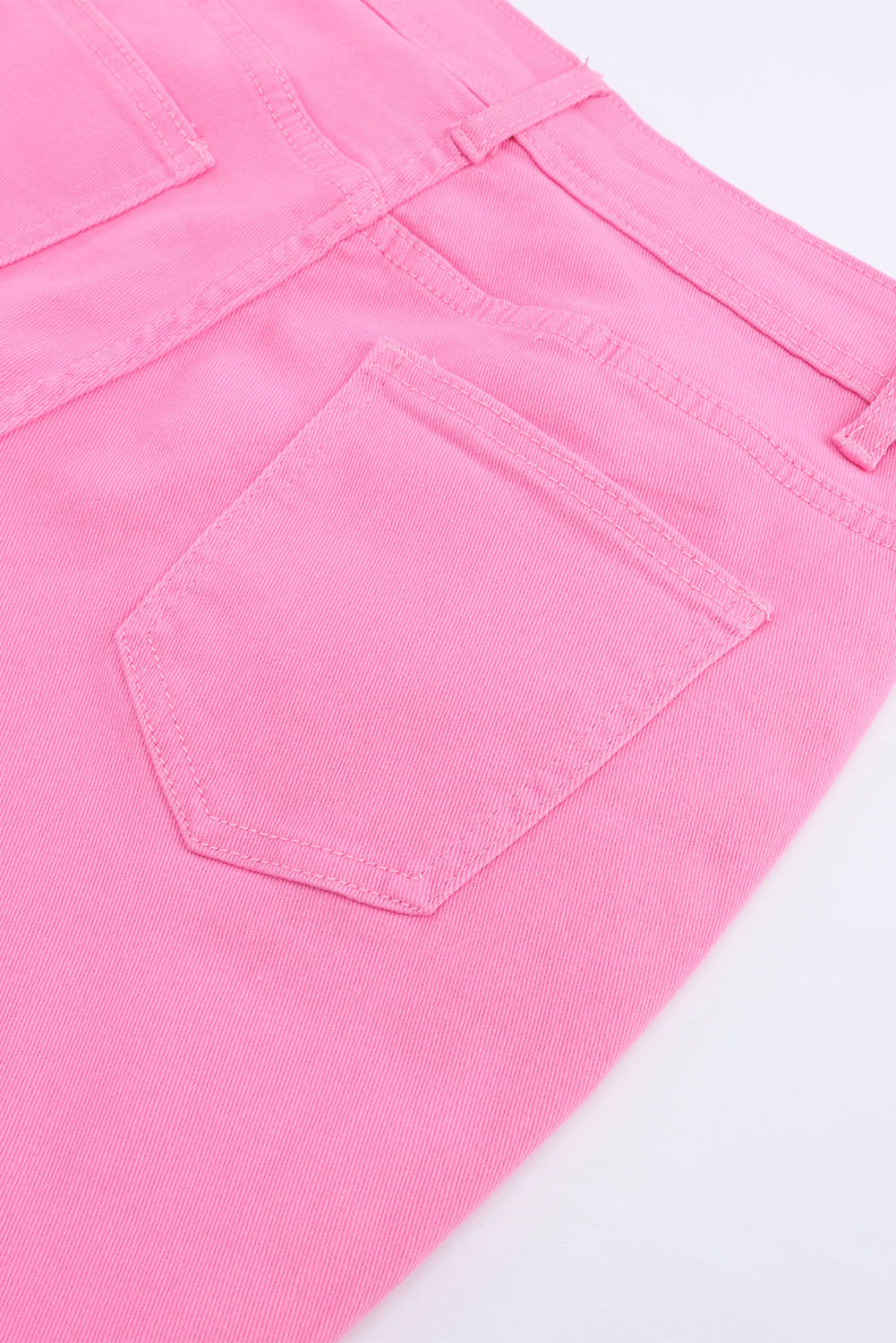 Pink Vintage High Waist Flare Leg Ripped Raw Hem Jeans - Premium Bottoms/Jeans from Ashes 2 Wildflowers Boutique, LLC- Just $35.40! Shop now at Ashes 2 Wildflowers Boutique, LLC
