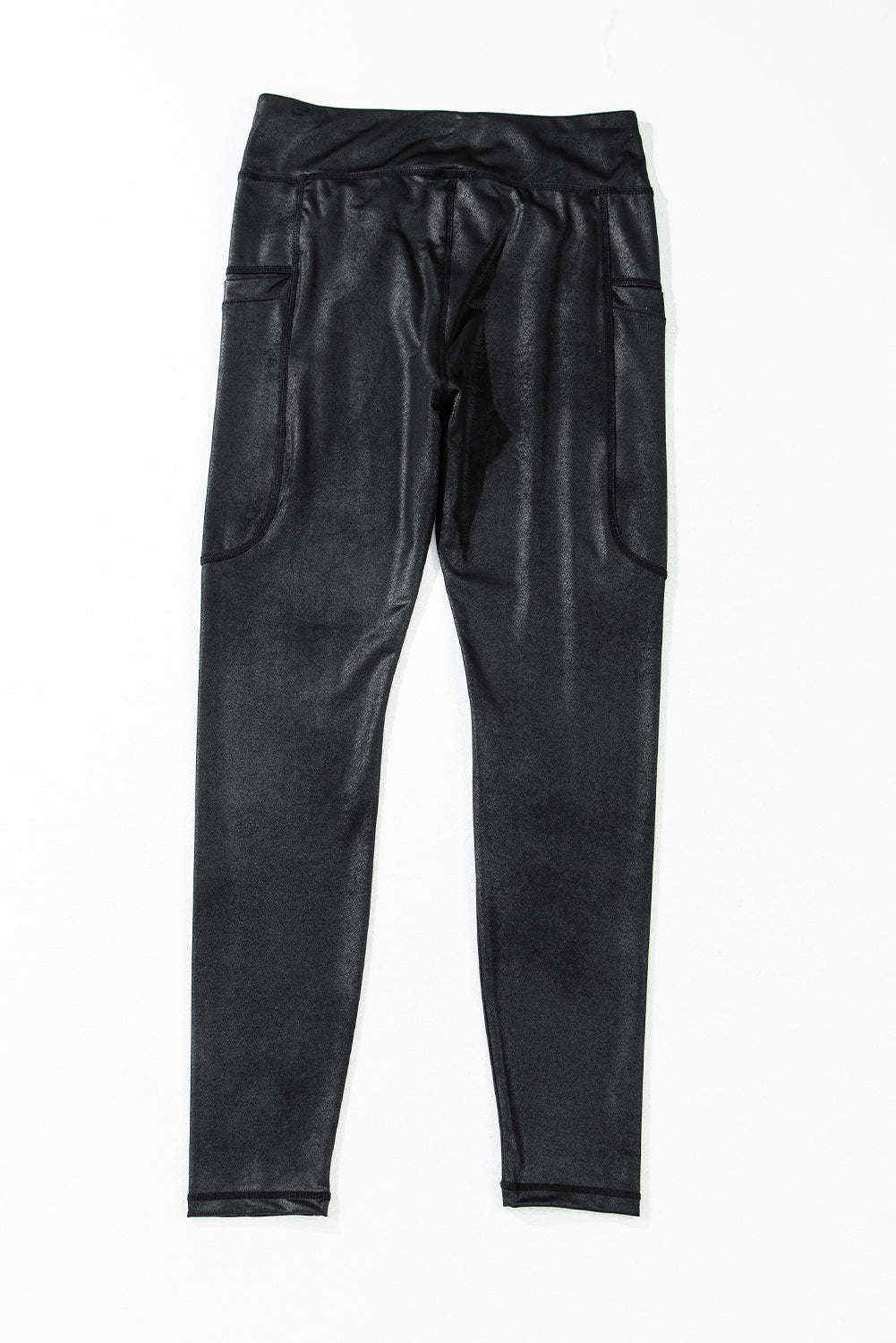 Black V Crossover High Waist Pocketed Leggings - Premium Bottoms/Leggings from Momma Done Gone Crafty- Just $28.20! Shop now at Momma Done Gone Crafty