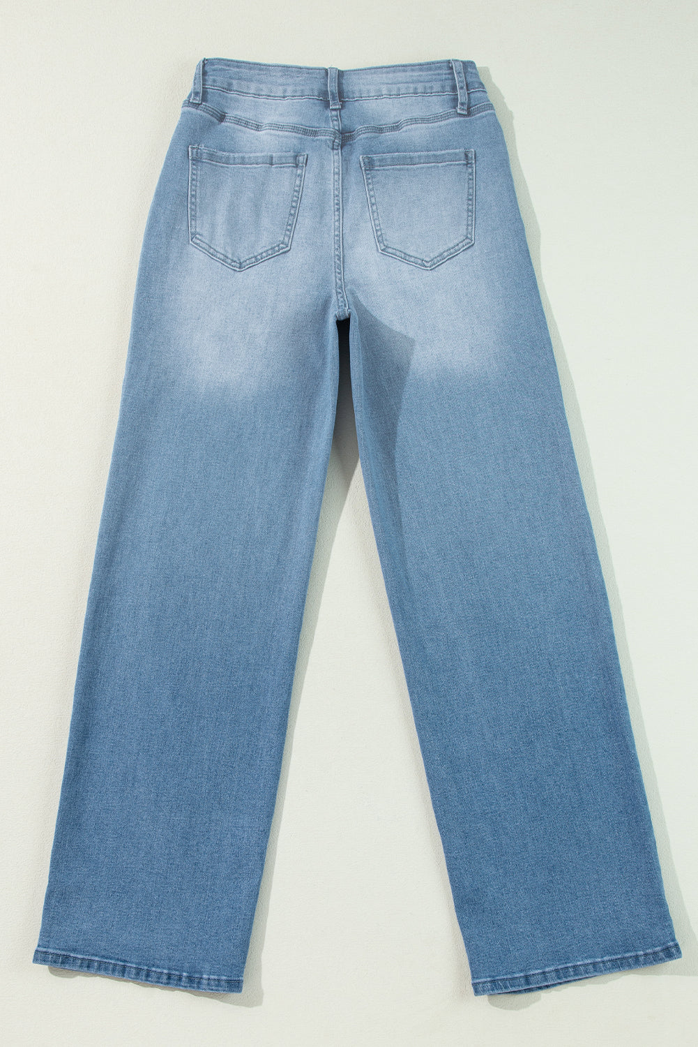 Myosotis High Rise Shift Slit Leg Straight Jeans - Premium Bottoms/Jeans from Momma Done Gone Crafty- Just $57.99! Shop now at Momma Done Gone Crafty