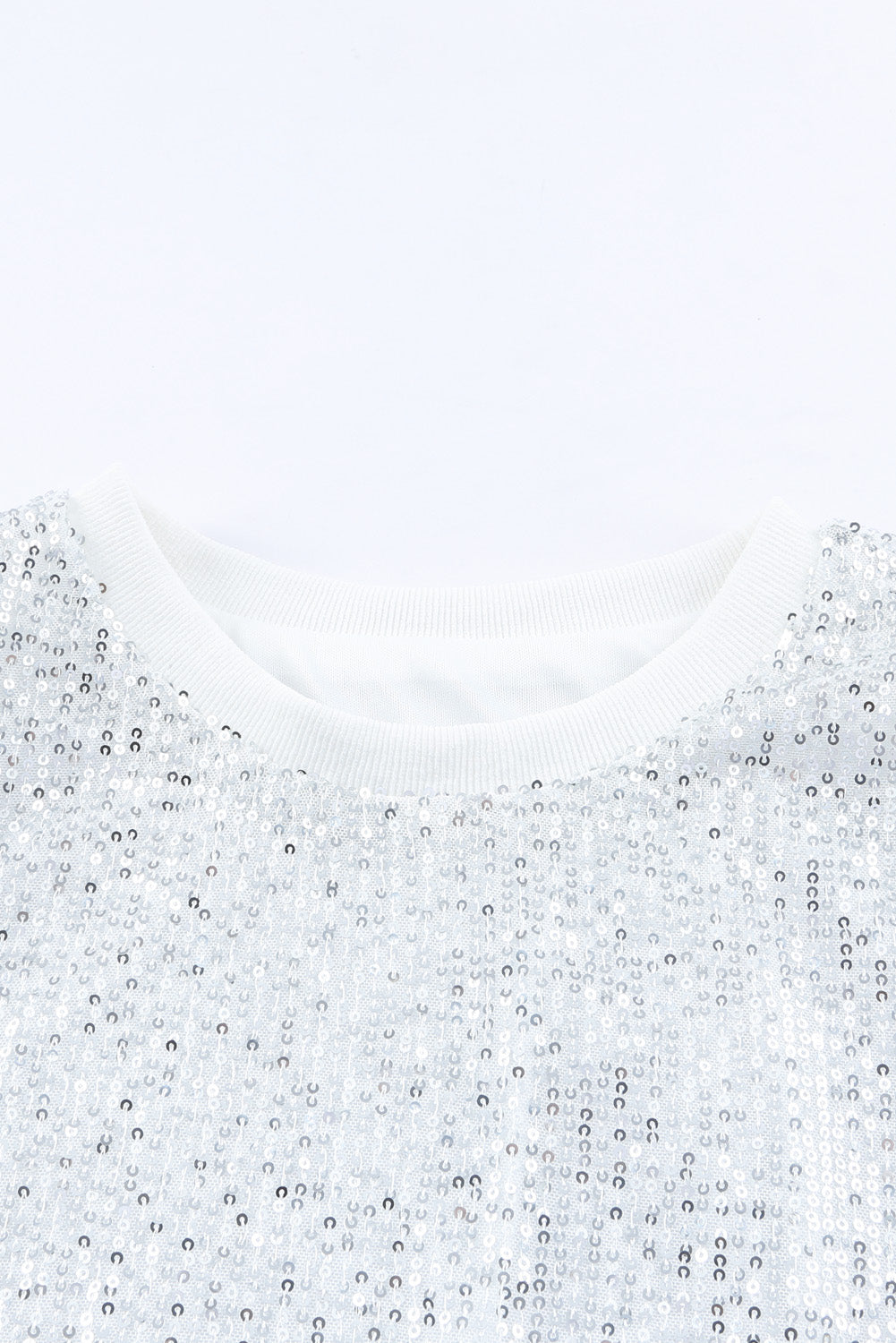 Apricot Sequin Round Neck Tank Top - Premium Tops from Momma Done Gone Crafty- Just $55.80! Shop now at Momma Done Gone Crafty