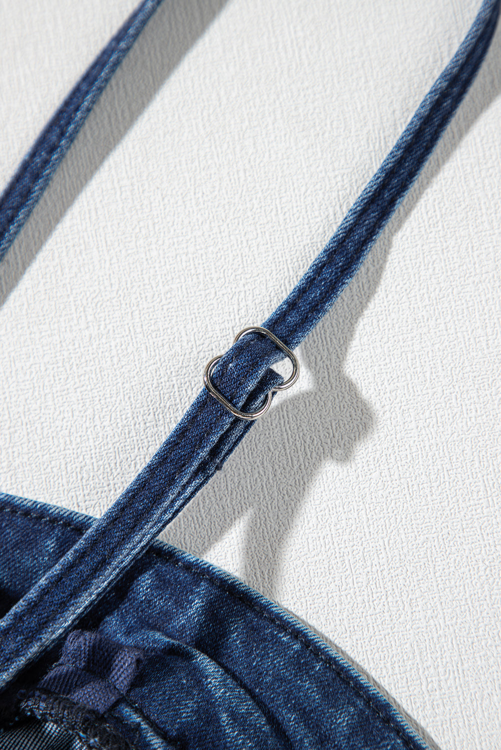 Sail Blue Seamed Zipper Spaghetti Strap High Waist Flared Jumpsuit - Premium Bottoms/Jumpsuits & Rompers from Momma Done Gone Crafty- Just $48.15! Shop now at Momma Done Gone Crafty