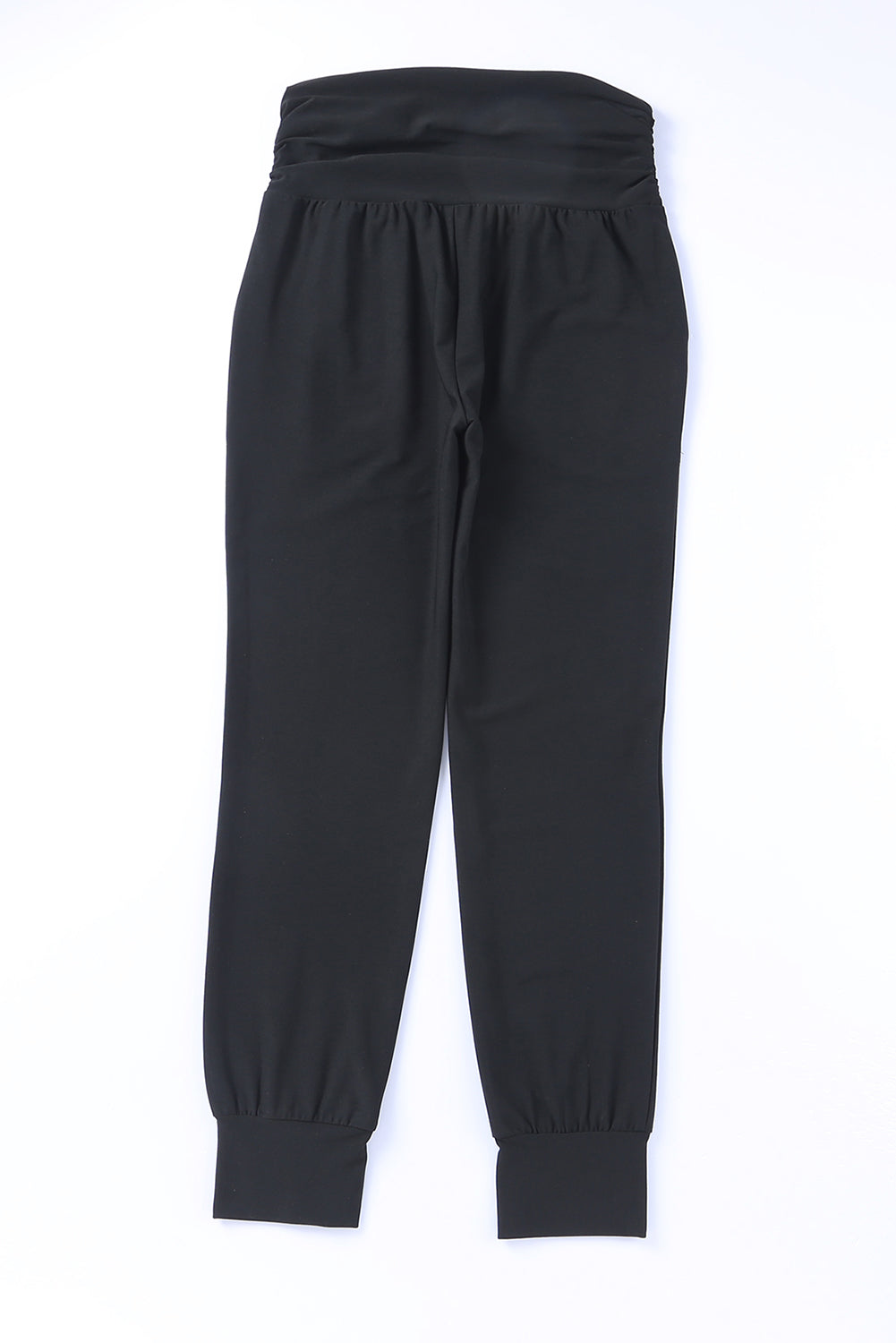 Black High Waist Pleated Pocket Leggings - Premium Bottoms from Momma Done Gone Crafty- Just $30.60! Shop now at Momma Done Gone Crafty