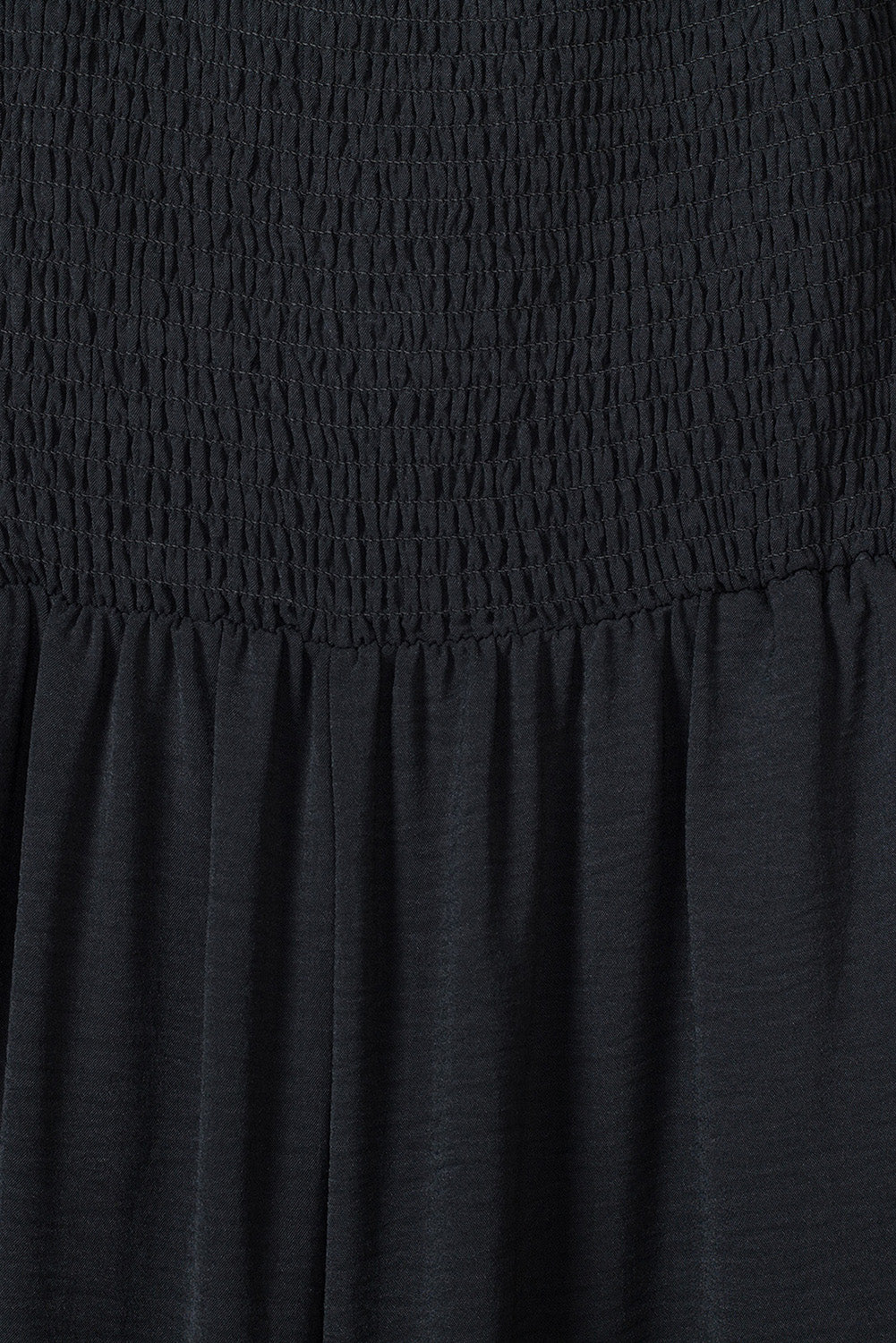 Black Smocked Sleeveless Wide Leg Jumpsuit with Pockets - Premium Bottoms from Momma Done Gone Crafty- Just $45.00! Shop now at Momma Done Gone Crafty