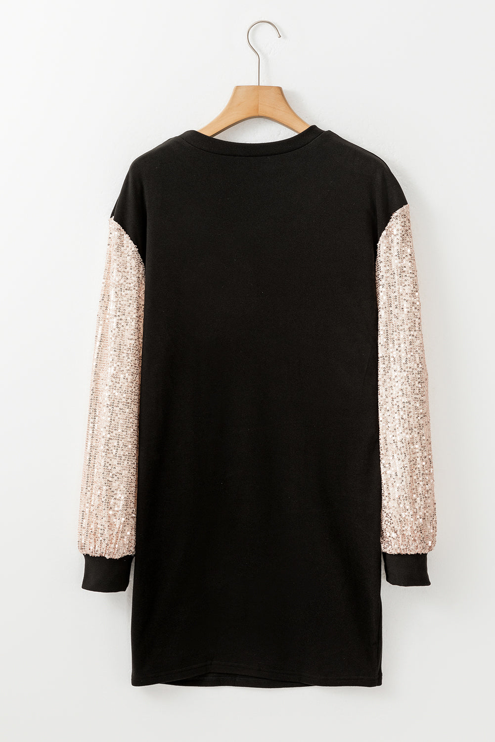 Black Sequin Puff Sleeve Shift Mini Dress - Premium Dresses/Mini Dresses from Momma Done Gone Crafty- Just $32.99! Shop now at Momma Done Gone Crafty