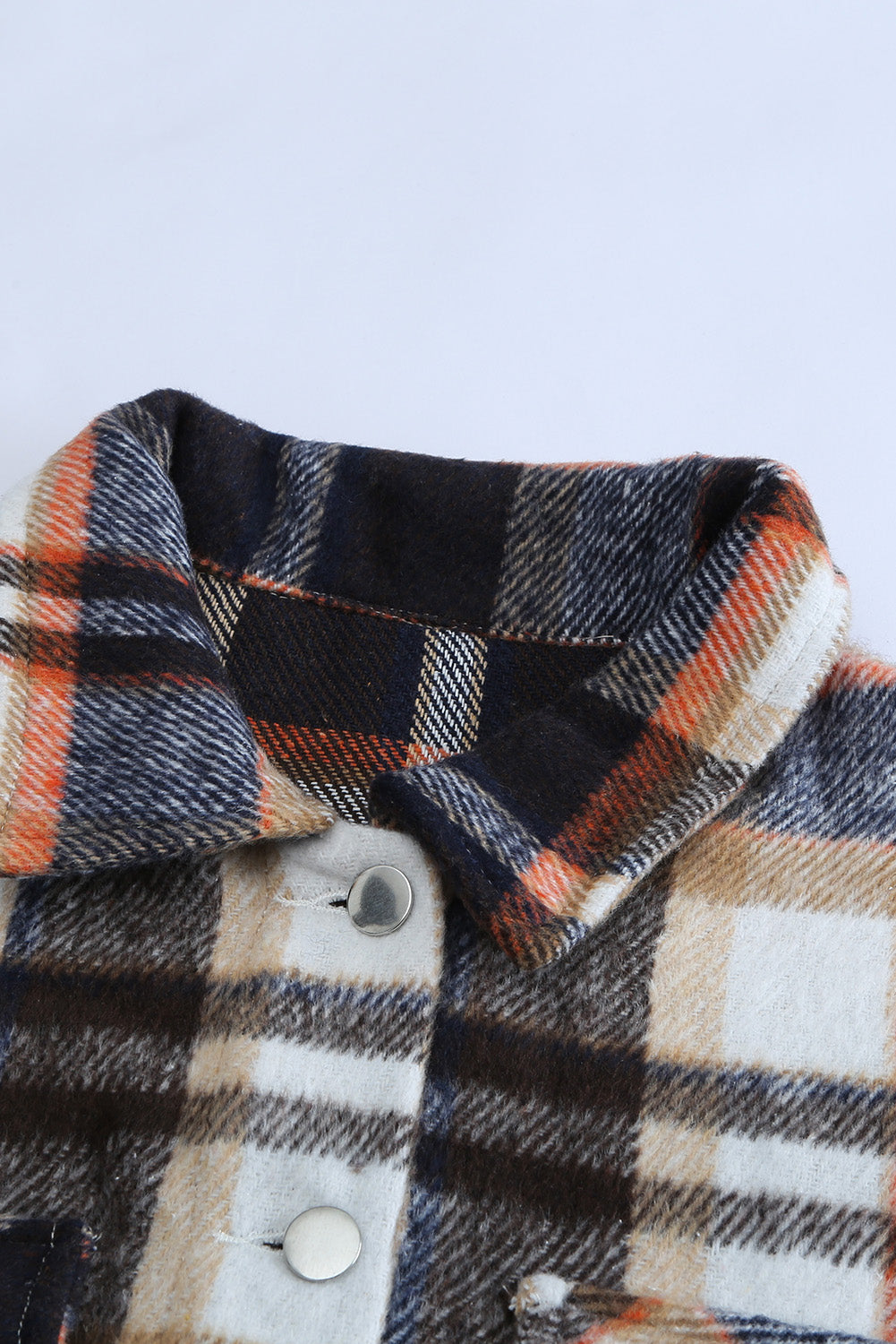 Geometric Plaid Print Pocketed Shacket - Premium Outerwear/Plaid Shackets from Ashes 2 Wildflowers Boutique, LLC- Just $23.35! Shop now at Ashes 2 Wildflowers Boutique, LLC