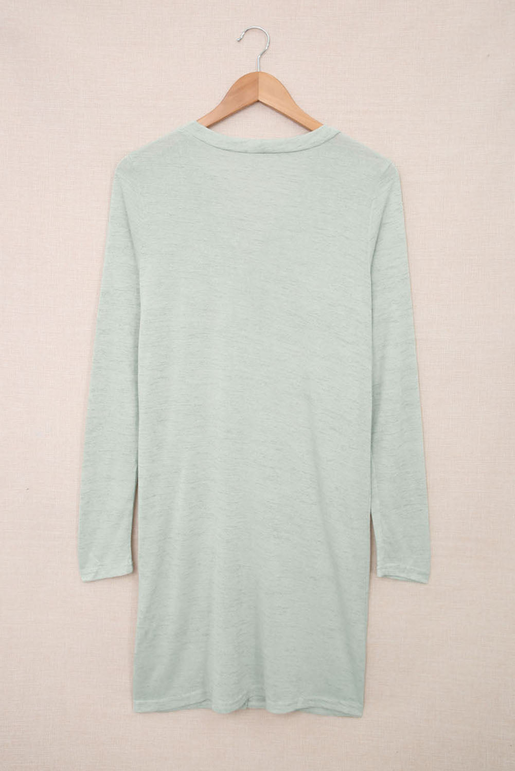 Solid Color Open-Front Buttons Cardigan - Premium Tops from Momma Done Gone Crafty- Just $19.80! Shop now at Momma Done Gone Crafty
