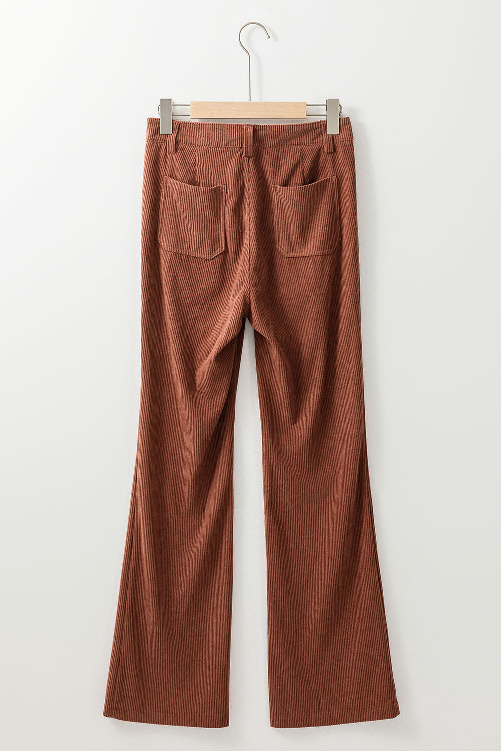 Brown High Waist Square Pockets Corduroy Pants - Premium Bottoms/Pants & Culotte from Momma Done Gone Crafty- Just $38.99! Shop now at Momma Done Gone Crafty