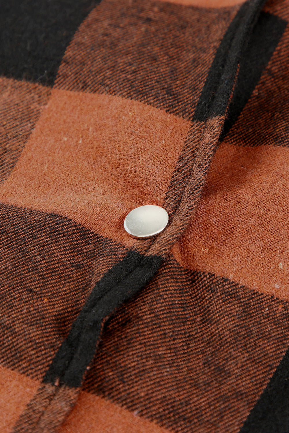 Brown Turn-down Collar Plaid Shirt Coat - Premium Outerwear from Momma Done Gone Crafty- Just $54.60! Shop now at Momma Done Gone Crafty