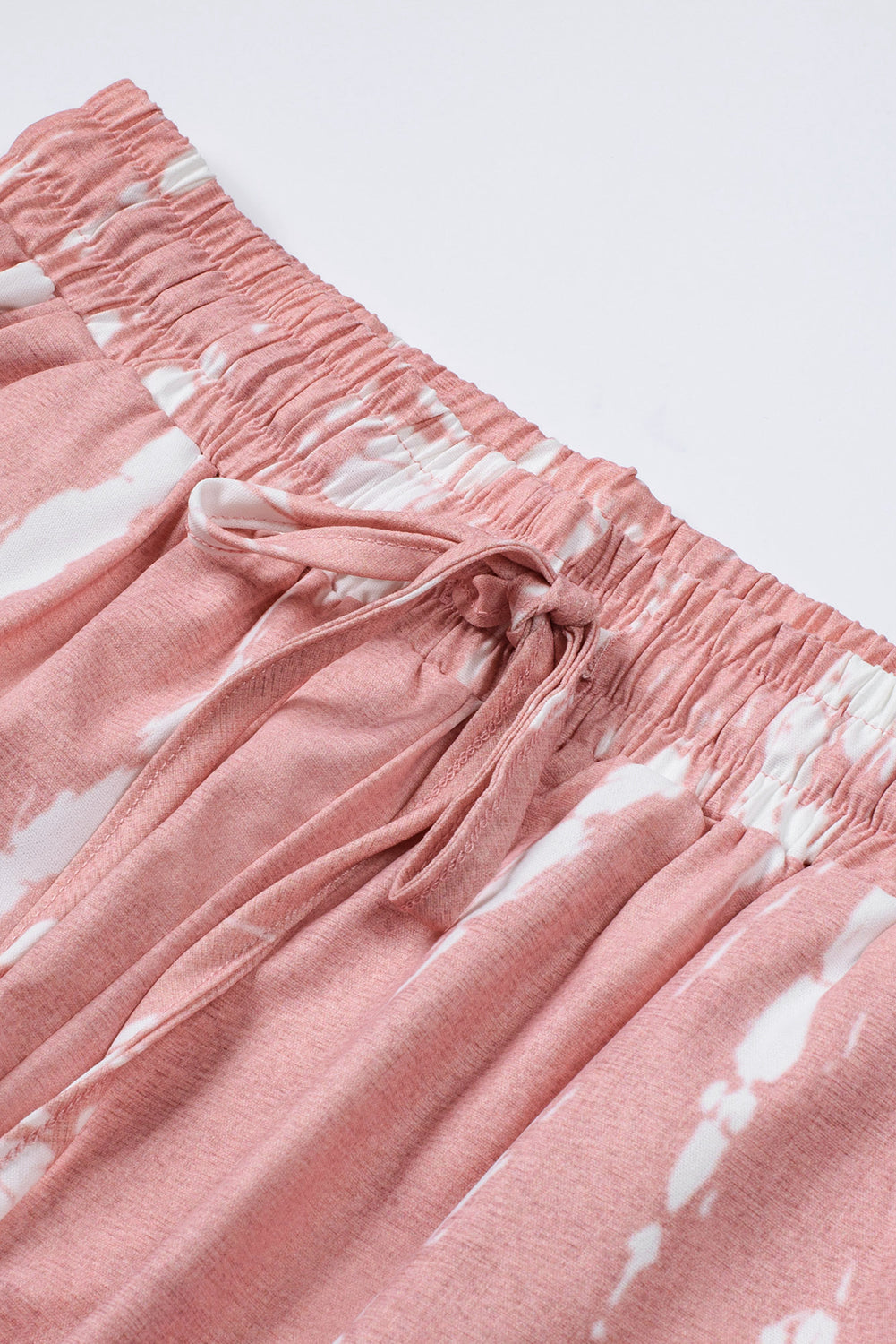 Pink Tie Dye Drawstring Casual Shorts - Premium Bottoms from Momma Done Gone Crafty- Just $44.10! Shop now at Momma Done Gone Crafty