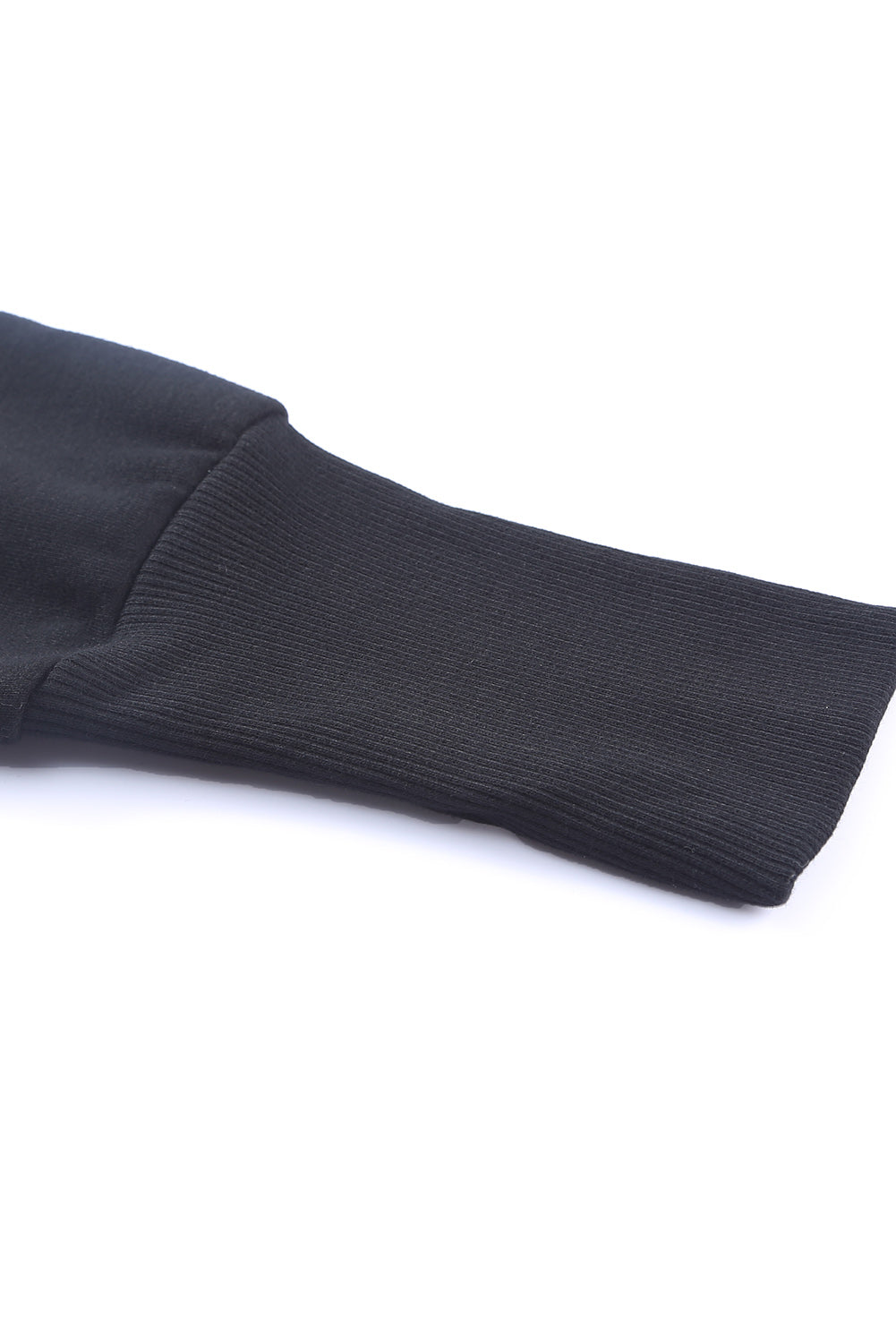 Black Batwing Sleeve Pocketed Henley Hoodie - Premium Tops from Momma Done Gone Crafty- Just $38.40! Shop now at Momma Done Gone Crafty
