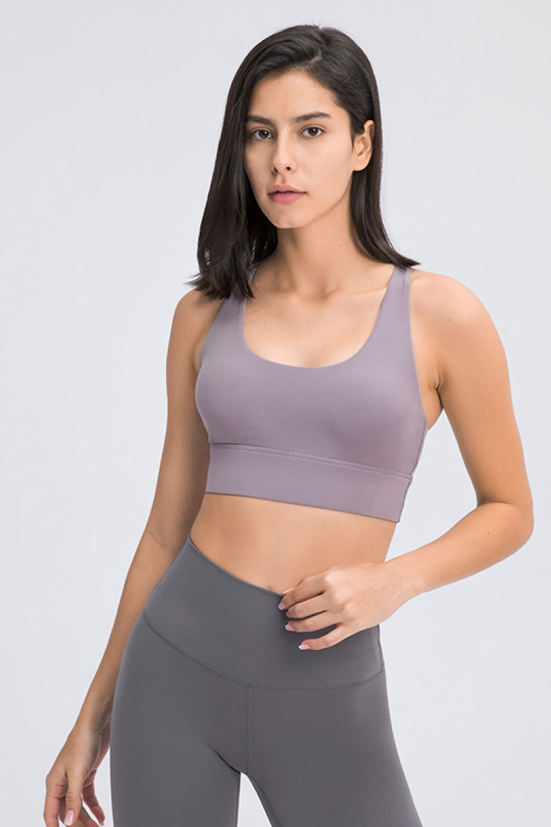 Eight Strap Sports Bra - Premium from Momma Done Gone Crafty- Just $28.99! Shop now at Momma Done Gone Crafty