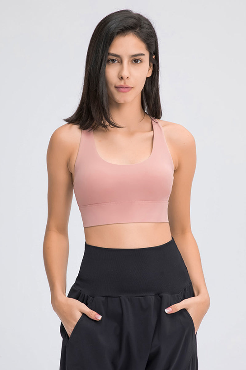 Eight Strap Sports Bra - Premium from Momma Done Gone Crafty- Just $28.99! Shop now at Momma Done Gone Crafty