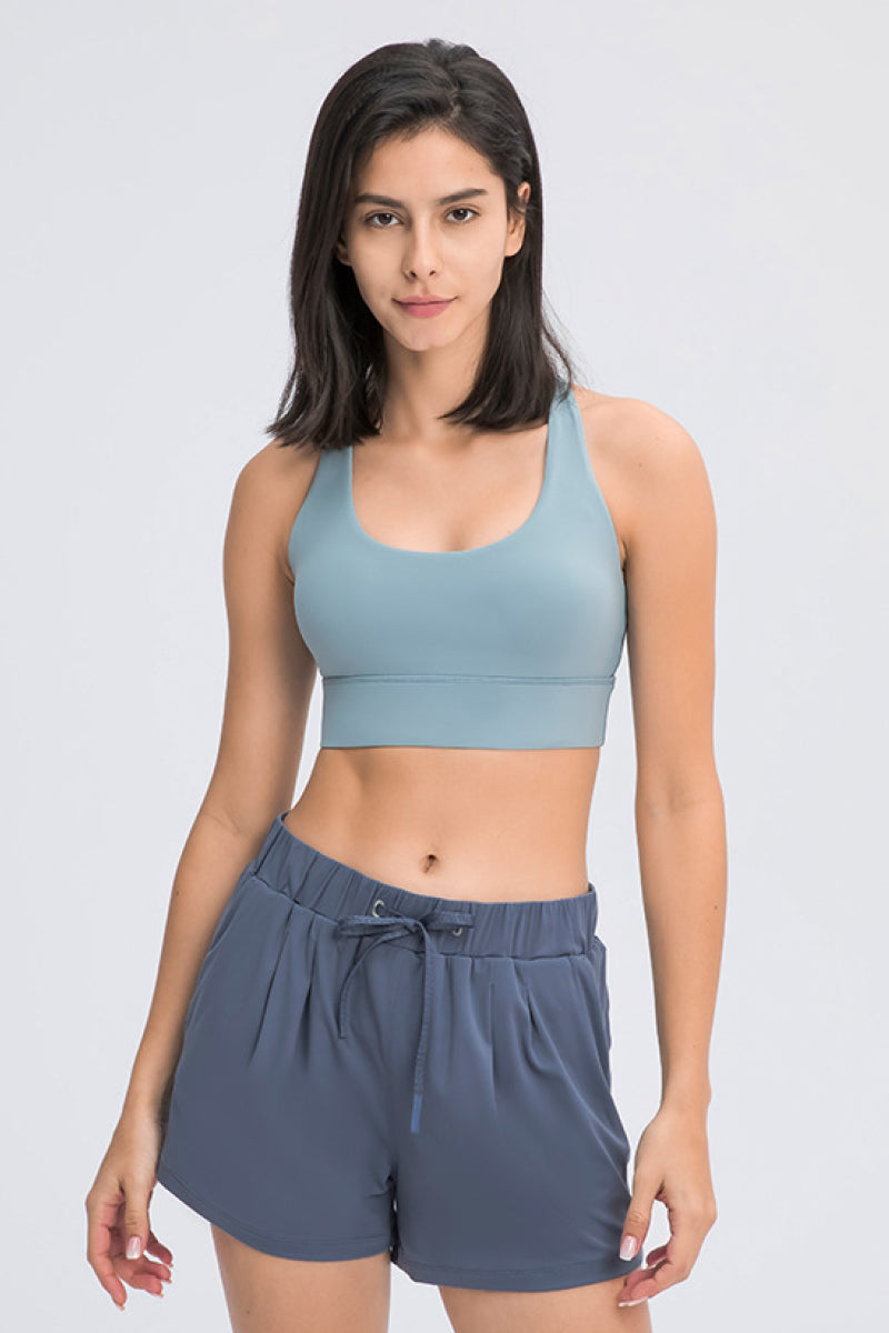 Eight Strap Sports Bra - Premium from Momma Done Gone Crafty- Just $28.99! Shop now at Momma Done Gone Crafty