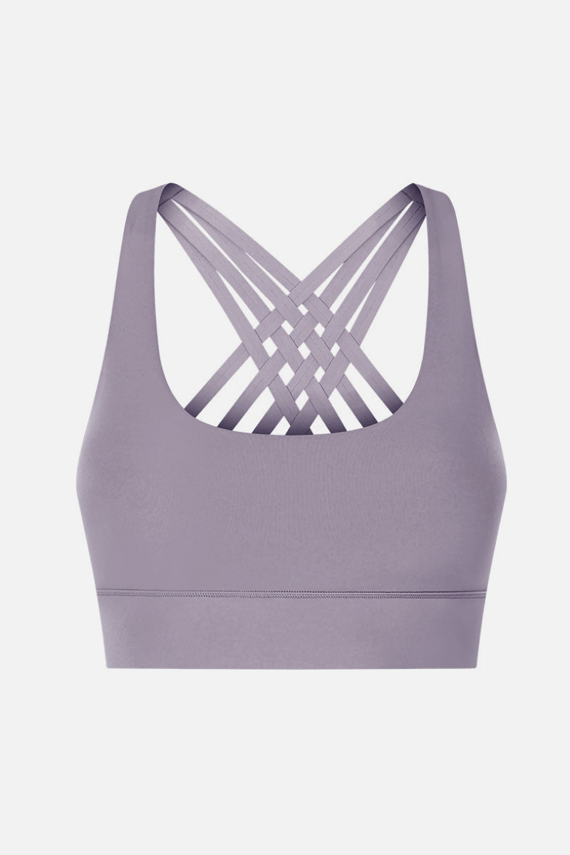 Eight Strap Sports Bra - Premium from Momma Done Gone Crafty- Just $28.99! Shop now at Momma Done Gone Crafty