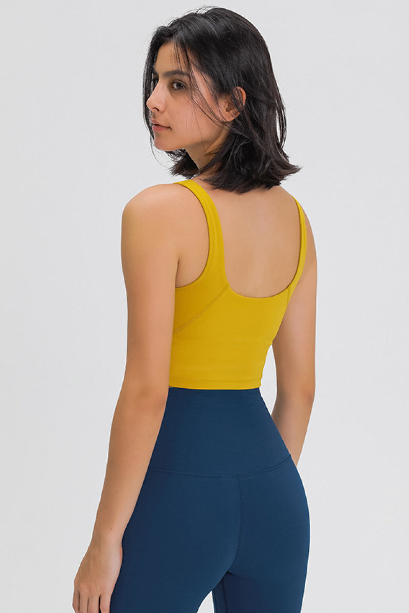 Scoop Back Sports Bra - Premium from Momma Done Gone Crafty- Just $24.99! Shop now at Momma Done Gone Crafty
