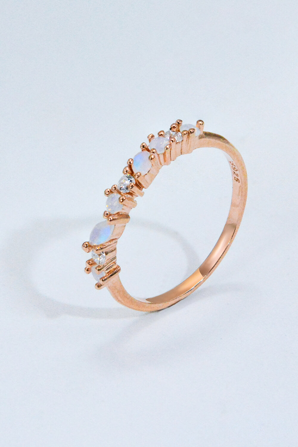 Moonstone and Zircon Decor Ring - Premium from Momma Done Gone Crafty- Just $40.99! Shop now at Momma Done Gone Crafty