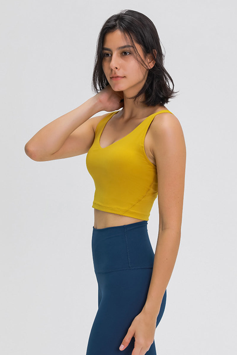Scoop Back Sports Bra - Premium from Momma Done Gone Crafty- Just $24.99! Shop now at Momma Done Gone Crafty
