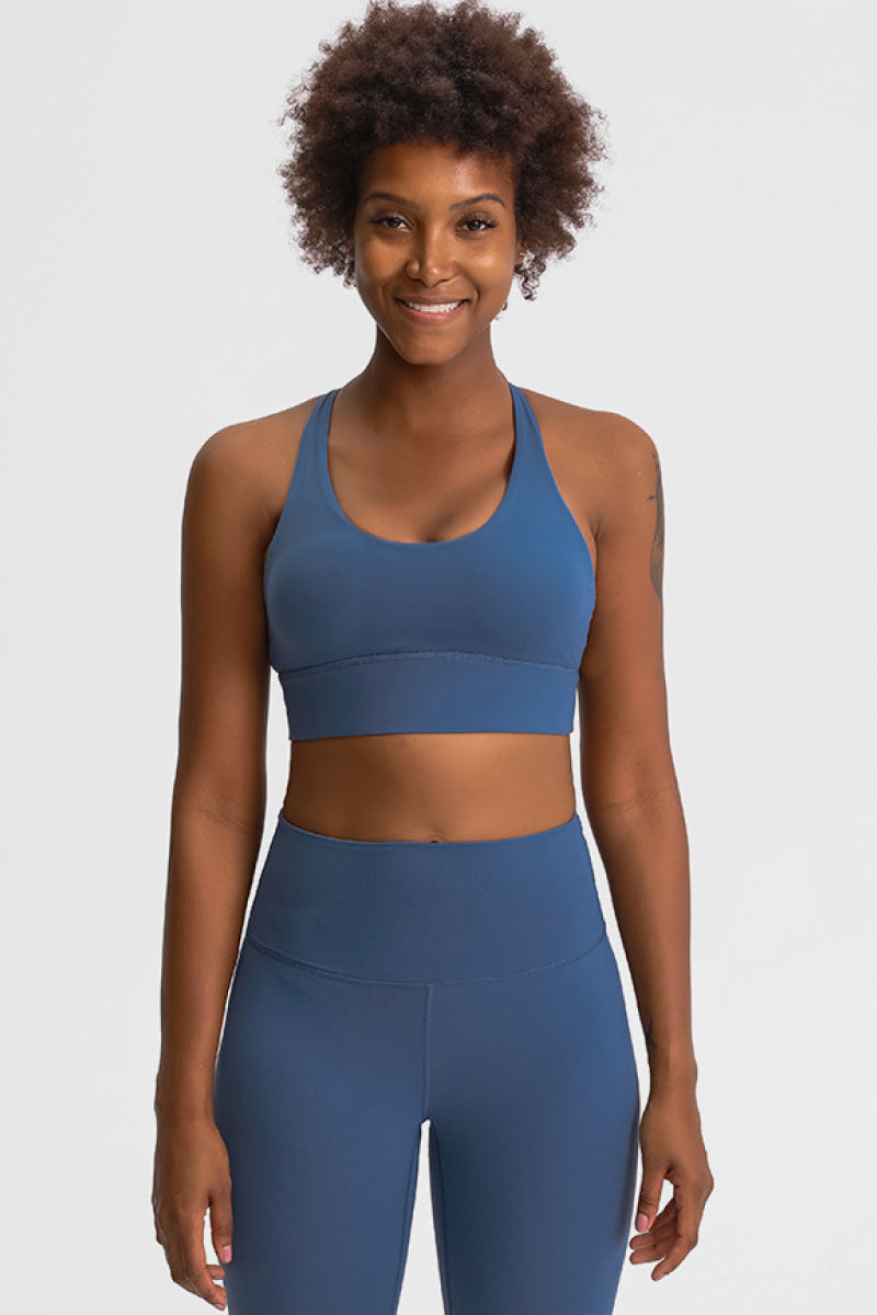 Eight Strap Sports Bra - Premium from Momma Done Gone Crafty- Just $28.99! Shop now at Momma Done Gone Crafty