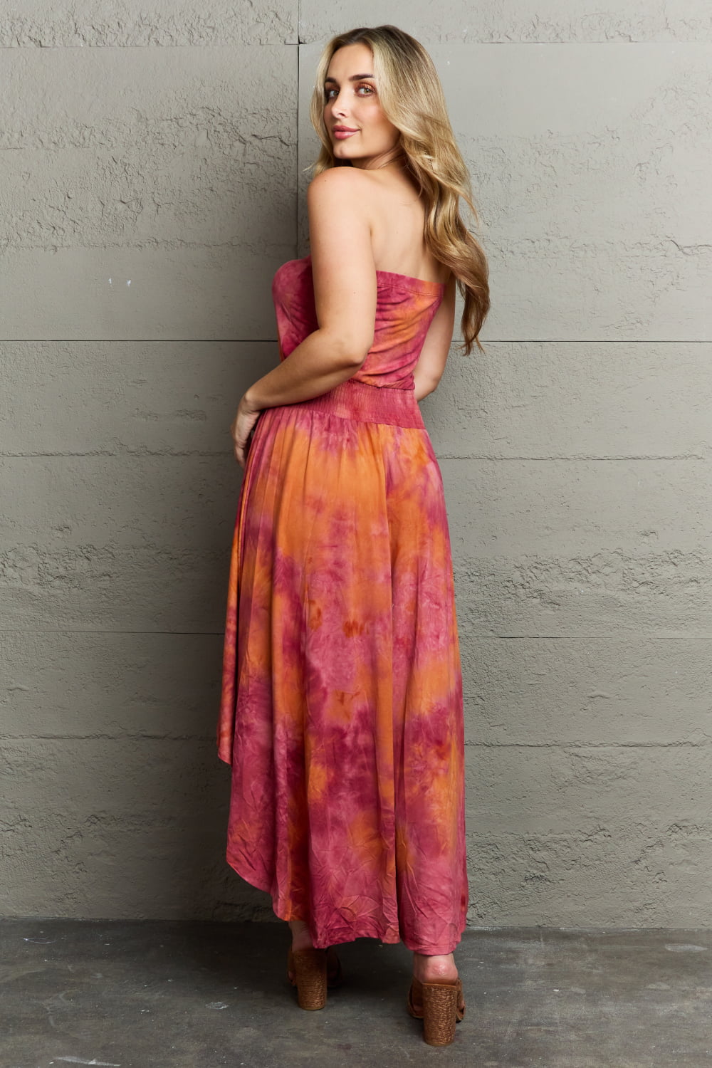 Ninexis In The Mix Sleeveless High Low Tie Dye Dress - Premium from Momma Done Gone Crafty- Just $42.99! Shop now at Momma Done Gone Crafty