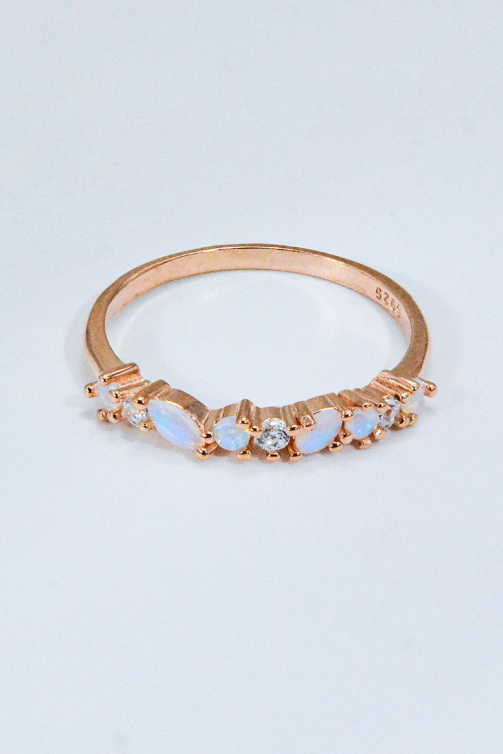 Moonstone and Zircon Decor Ring - Premium from Momma Done Gone Crafty- Just $40.99! Shop now at Momma Done Gone Crafty