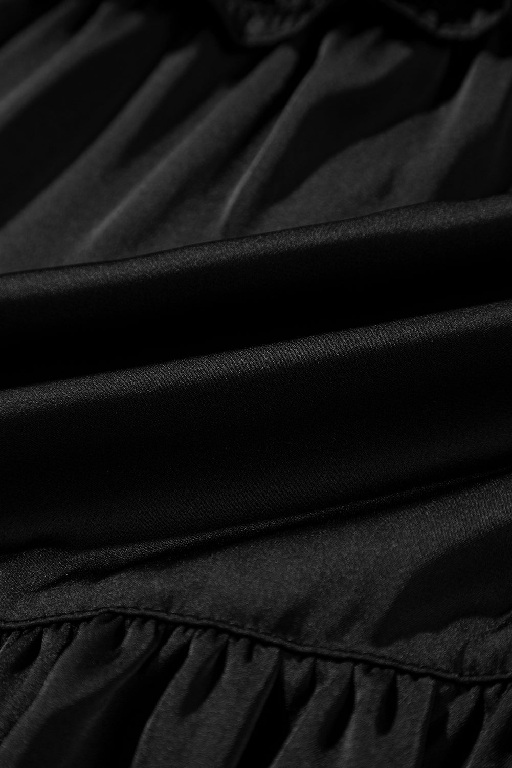 Black Tiered Ruffled Puff Sleeve Loose Fit Mini Dress - Premium Dresses/Mini Dresses from Momma Done Gone Crafty- Just $68! Shop now at Momma Done Gone Crafty