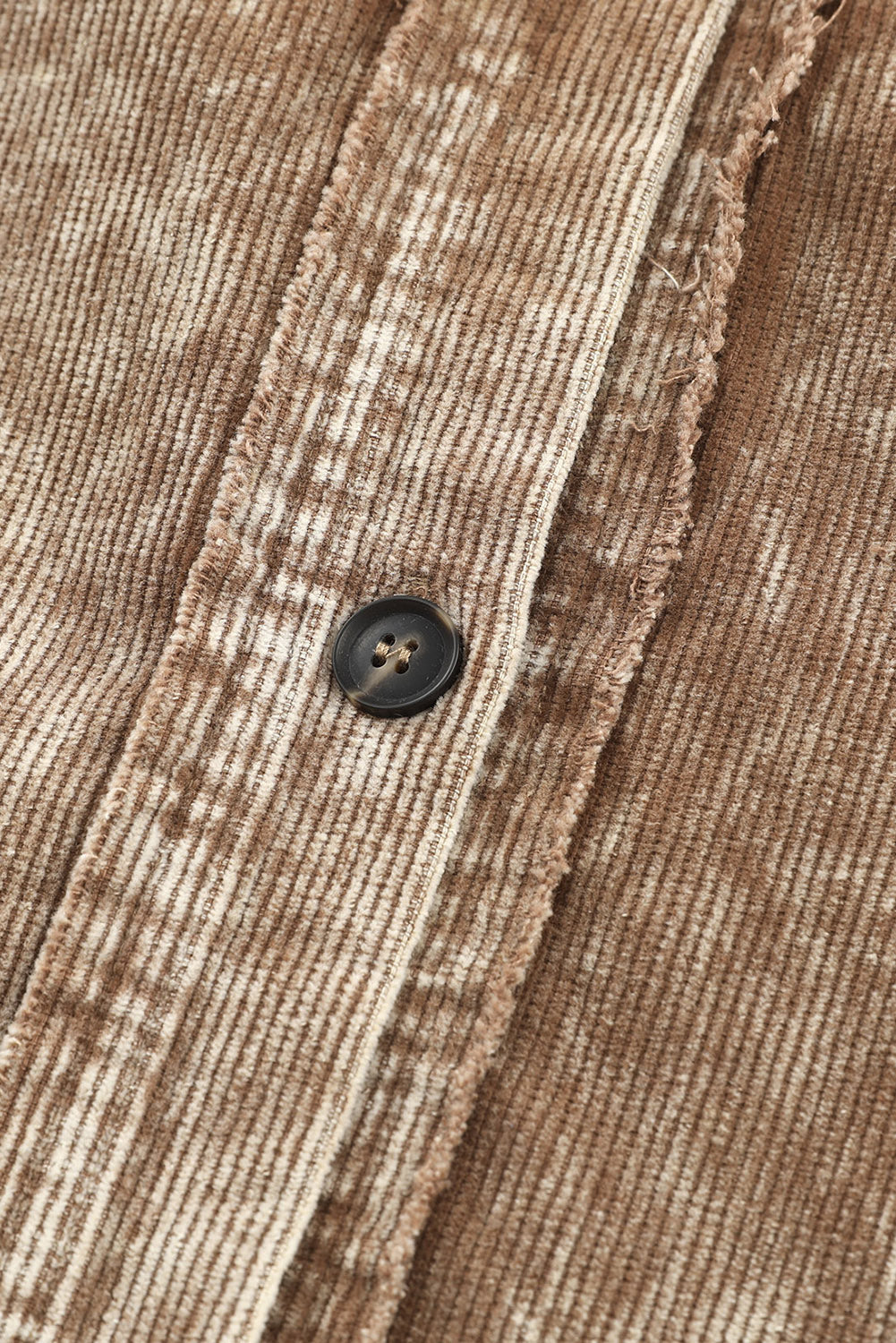 Khaki Vintage Distressed Mineral Wash Oversized Shacket - Premium Outerwear from Momma Done Gone Crafty- Just $61.50! Shop now at Momma Done Gone Crafty