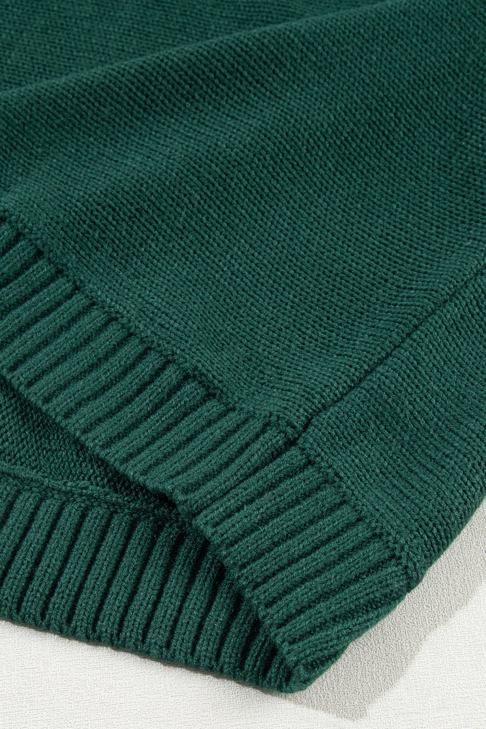 Blackish Green Merry Letter Embroidered High Neck Sweater - Premium Tops from Momma Done Gone Crafty- Just $43.99! Shop now at Momma Done Gone Crafty