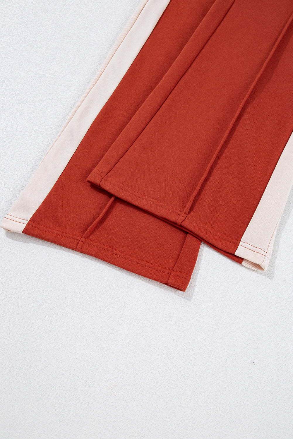 Flamingo Color Block Drawstring High Waist Wide Leg Pants - Premium Bottoms/Pants & Culotte from Momma Done Gone Crafty- Just $27.60! Shop now at Momma Done Gone Crafty