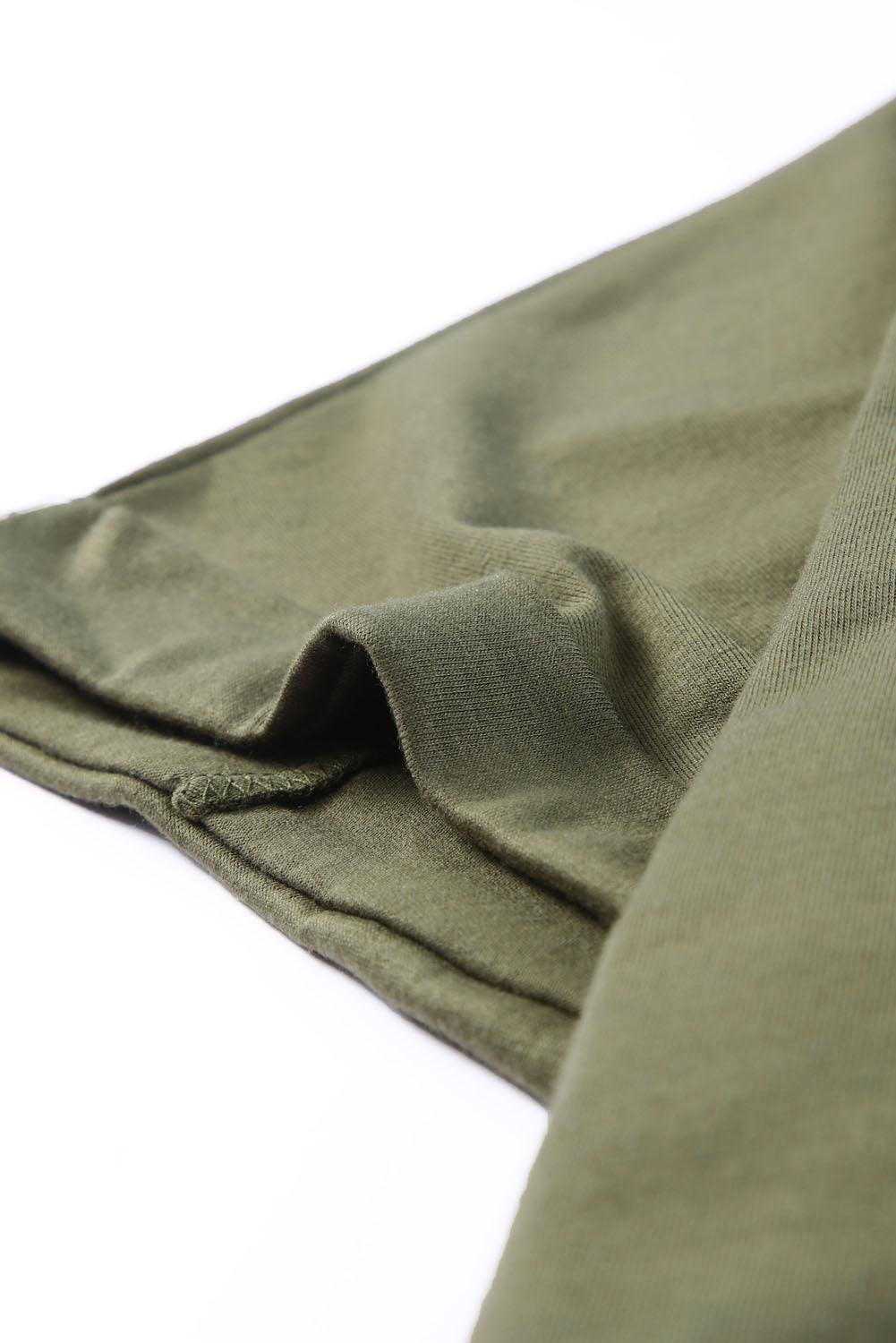 Green Plus Size V Neck Rolled Cuffs Maxi Dress - Premium Plus Size from Momma Done Gone Crafty- Just $35.99! Shop now at Momma Done Gone Crafty